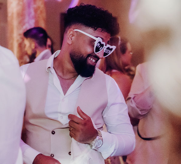 Tanzfläche auf einer Hochzeitsparty